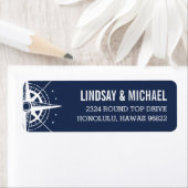 コンパ航海のスモダン差出人住所 ラベル (インサイチュ)