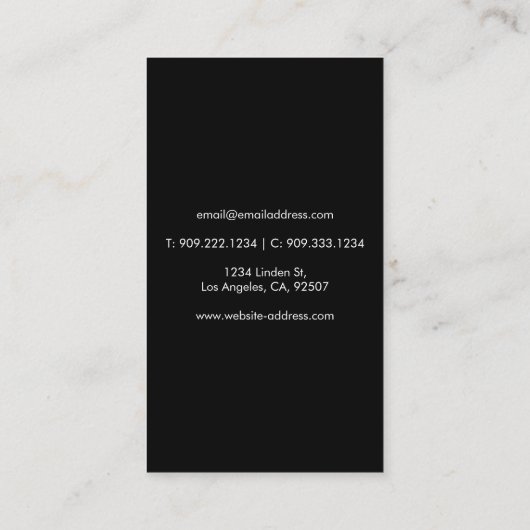 コンパ航海のス名刺 名刺 (裏面)