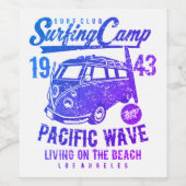 コンビサーフィンキャンプ ワインラベル (シングルラベル)