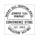 コンビニのゴム印 ラバースタンプ (インプリント)