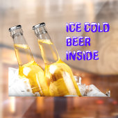 コンビニの冷たいビール ウィンドウサイン (シート2)