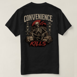 コンビニエンスは人を滅ぼす Tシャツ