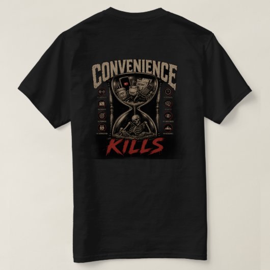 コンビニエンスキルズ v2 Tシャツ (デザイン裏面)