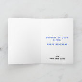 コンピおもしろいュータクリックーのハッピーバースデー サンキューカード (内部)
