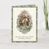 コンピエグンカルメリテスの殉教者宗教フローラ カード (正面)