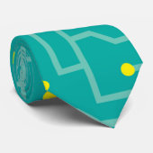 コンピモダンュータ回路基板の黄色い青色の男性 ネクタイ (ロール)