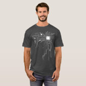 コンピュおもしろいータギークおたくギフトコンピクールュータコア Tシャツ (正面フル)