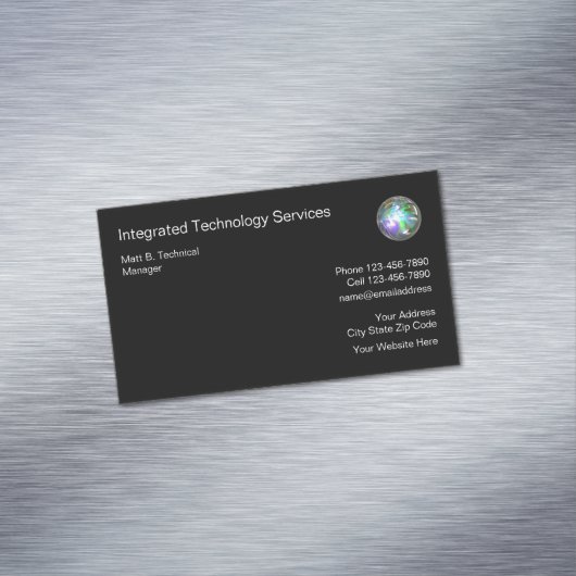 コンピュクールータ科学技術 マグネット名刺 (インサイチュ)