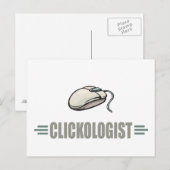 コンピュユーモアのあるータ ポストカード (正面/裏面)