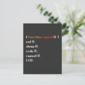 コンピューおもしろいタScience Coderプログラマ機能 ポストカード (スタンド正面)