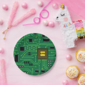 コンピュータおたくのサーキットボードCPU                  I ペーパープレート (パーティー)