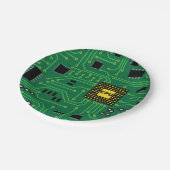 コンピュータおたくのサーキットボードCPU                  I ペーパープレート (アングル)