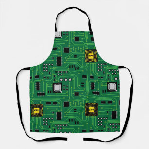 コンピュータおたく回路基板CPUテクノロジBBQ エプロン