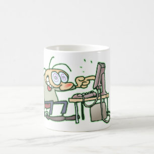 コンピュータおたく コーヒーマグカップ