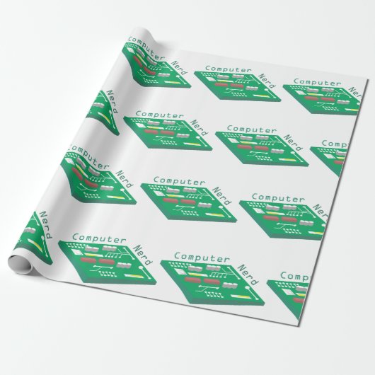 コンピュータおたく ラッピングペーパー (アンロールド)