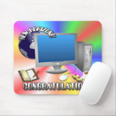 コンピュータおめでとう～マウスパッド マウスパッド (マウス)