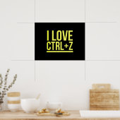 コンピュータおもしろいおたくプログラマー符号化 ポスター (キッチン)