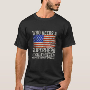 コンピュータおもしろいプログラマーSuperheroヴィンテージTee For Tシャツ