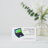 コンピュータおよび技術の名刺 名刺 (スタンド正面)