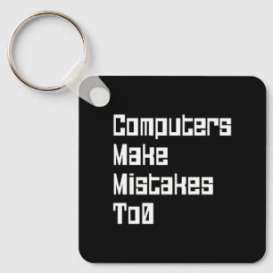 コンピュータがキーチェーン0に間違いを犯す キーホルダー