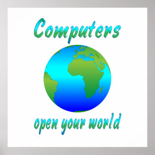 コンピュータが世界を開く ポスター