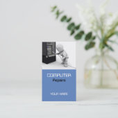 コンピュータが名刺を修理 名刺 (スタンド正面)