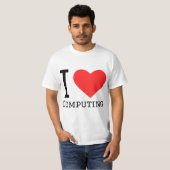 コンピュータが大好き Tシャツ (正面フル)