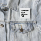 コンピュータが0に失敗する 缶バッジ (インサイチュ)