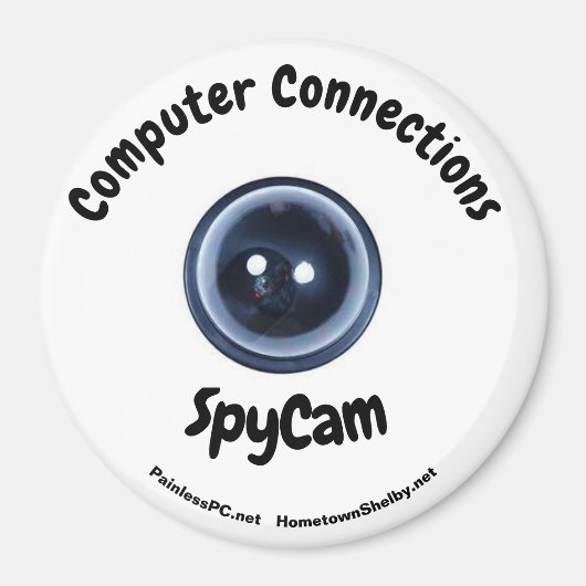 コンピュータつながりSpyCamマグネット マグネット (正面)