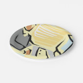 コンピュータでの作業紙プレート ペーパープレート (アングル)