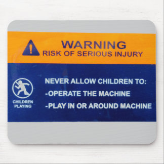コンピュータで子を許可しない マウスパッド