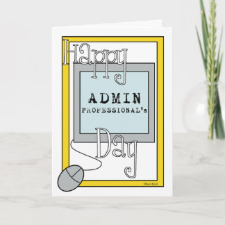 コンピュータとのAdminのプロフェッショナル日 カード