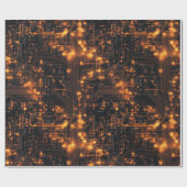 コンピュータと電子機器 ラッピングペーパー (フラット)