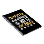 コンピュータのささやき声 ノートブック (右側)