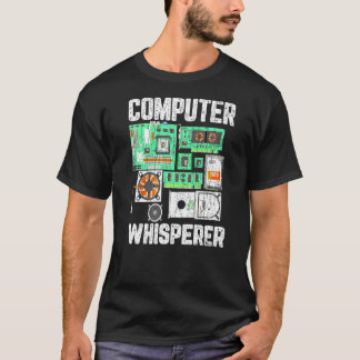 コンピュータのウィスパーIt技術者のグラフィック Tシャツ