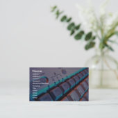 コンピュータのキーボードのより近い眺め 名刺 (スタンド正面)