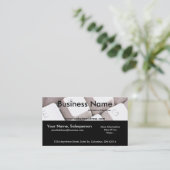 コンピュータのキーボードのデザイン1の名刺 名刺 (スタンド正面)