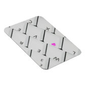 コンピュータのキーボードのラブレター マグネット (右側)