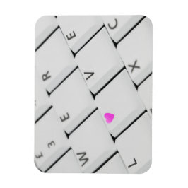 コンピュータのキーボードのラブレター マグネット