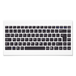 コンピュータのキーボードポスター フォトプリント           