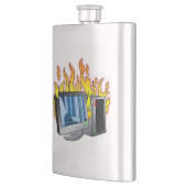 コンピュータのクラシック火災フラスコ フラスク (左)