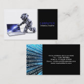 コンピュータのコンサルタントの名刺 名刺 (正面/裏面)