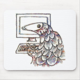 コンピュータのセンザンコウ マウスパッド