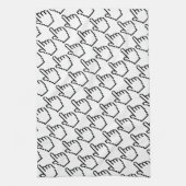 コンピュータのハンドポインタ/マウスカーソル キッチンタオル (縦)