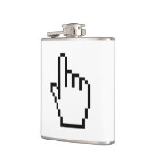 コンピュータのハンドポインタ/マウスカーソル フラスク (左)