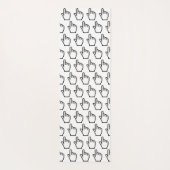 コンピュータのハンドポインタ/マウスカーソル ヨガマット (裏面)