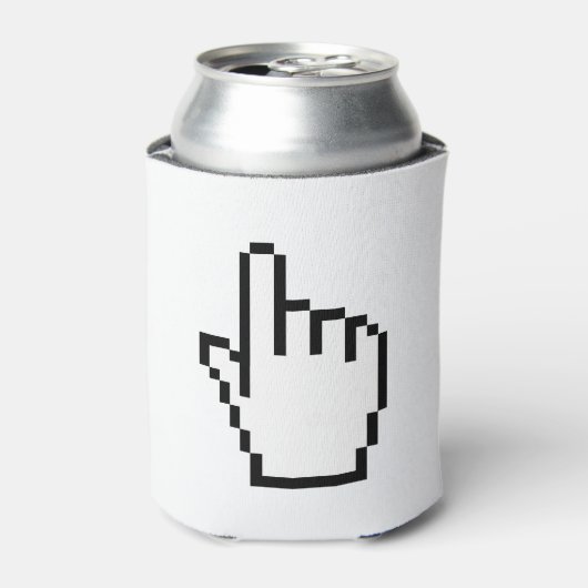 コンピュータのハンドポインタ/マウスカーソル 缶クーラー (缶正面)