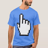 コンピュータのハンドポインタ/マウスカーソル Tシャツ (正面)