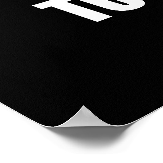 コンピュータのパンプンおもしろいダークBGを計算するには可愛すぎる ポスター (角)