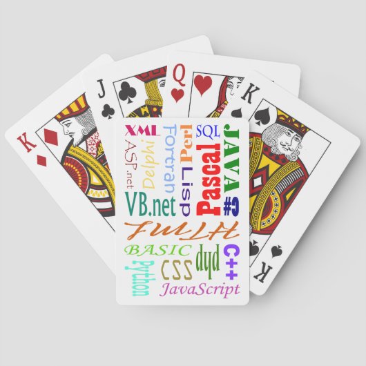 コンピュータのプログラマトランプ トランプ (裏面)